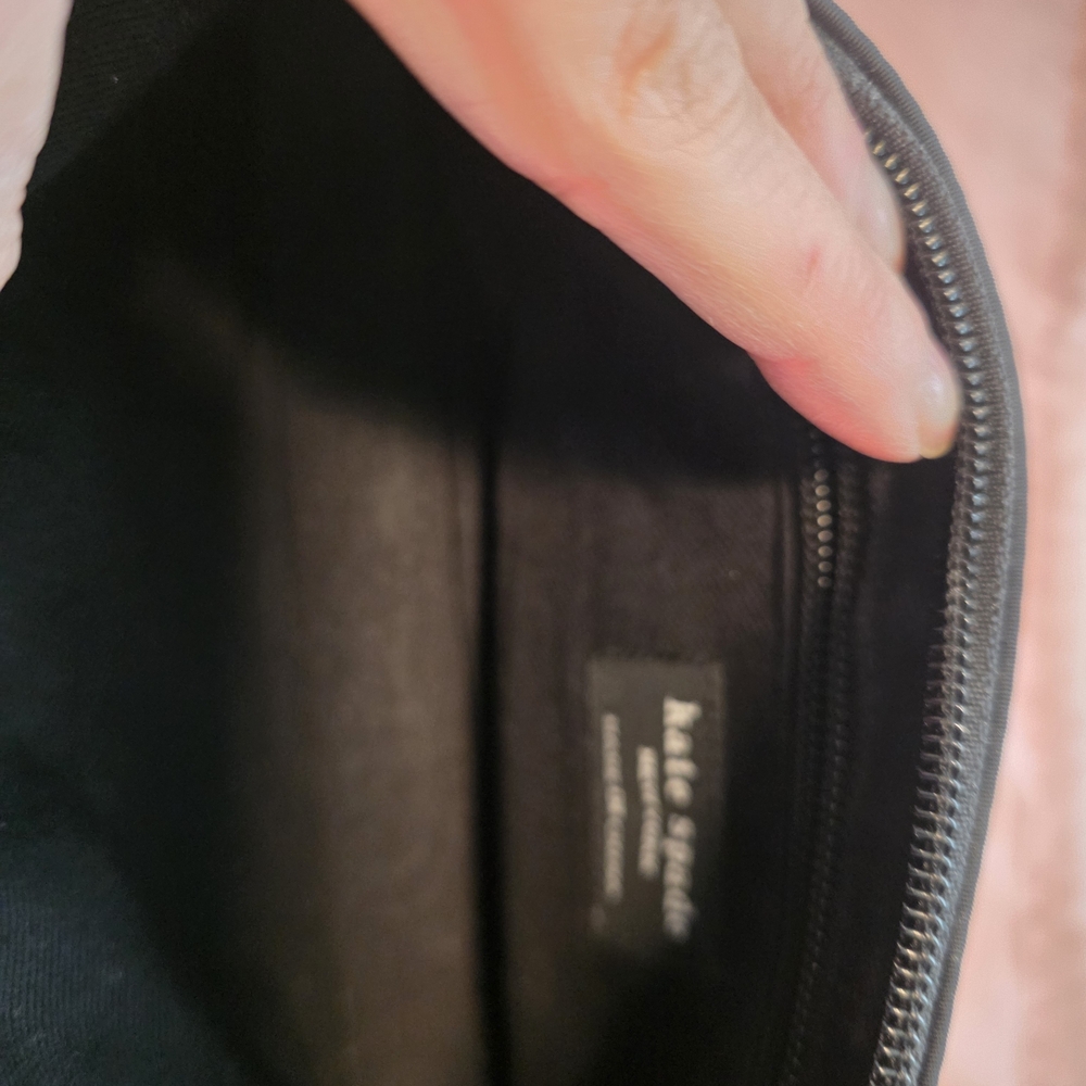 Kate Spade Elegant Black Satin Shoulder Bag - Picture 4 of 7